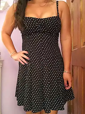 Do you like my polka dot dress f