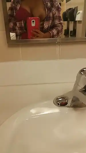 Boobs in the bathroom between classes  f21