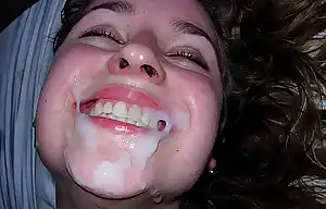 happy cum face